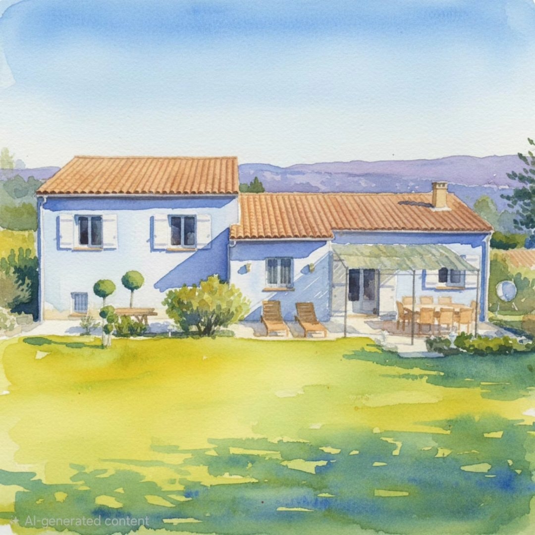 La Maison Bleue — Luberon Valley, Provence